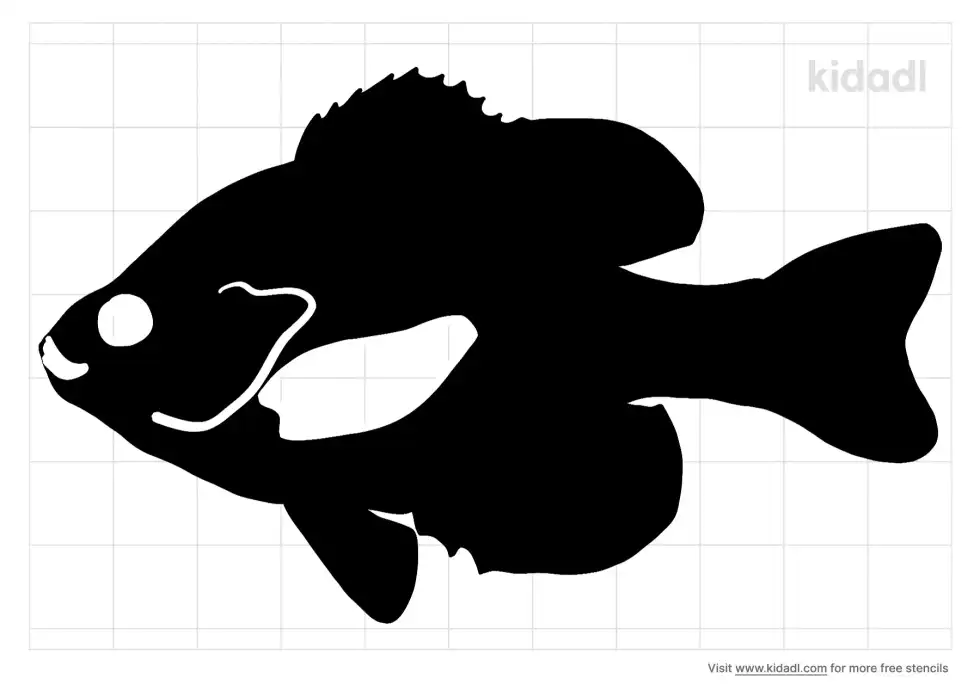 Natural Bluegill Stencil