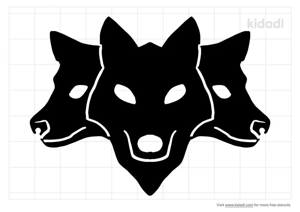 Pack Of Wolves Stencil