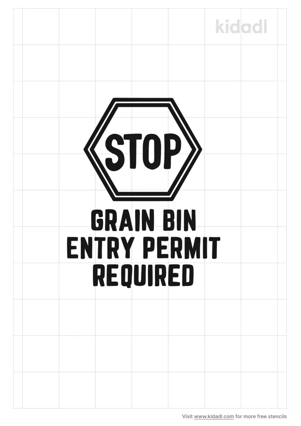 Grain Bin Entry Permit Required