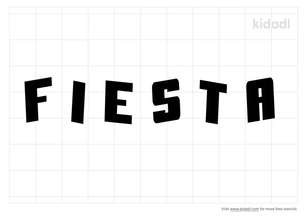 Fiesta Stencil