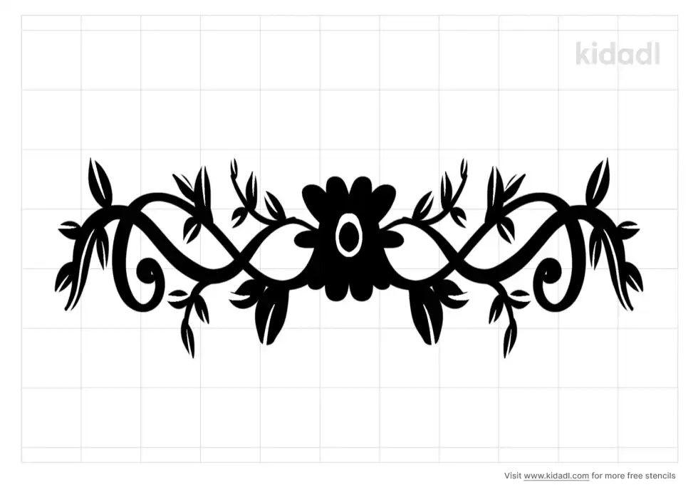 Looping Vine Stencil
