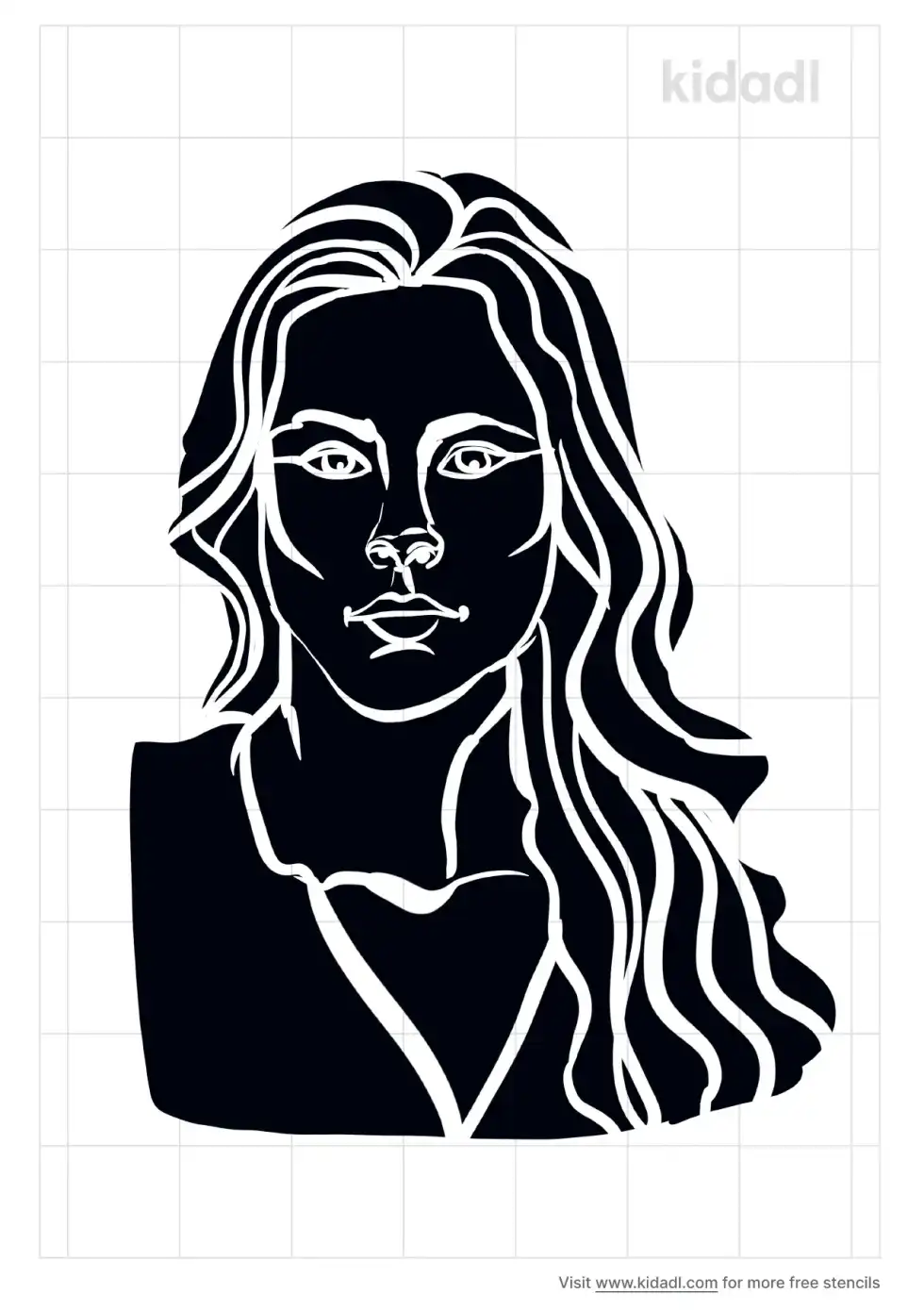 Ronda Rousey Stencil