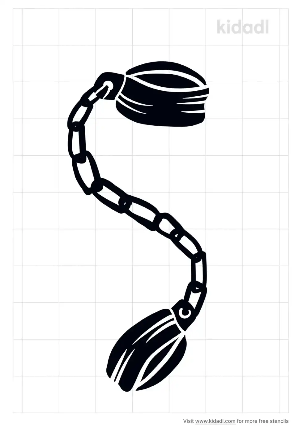 Shackles Stencil