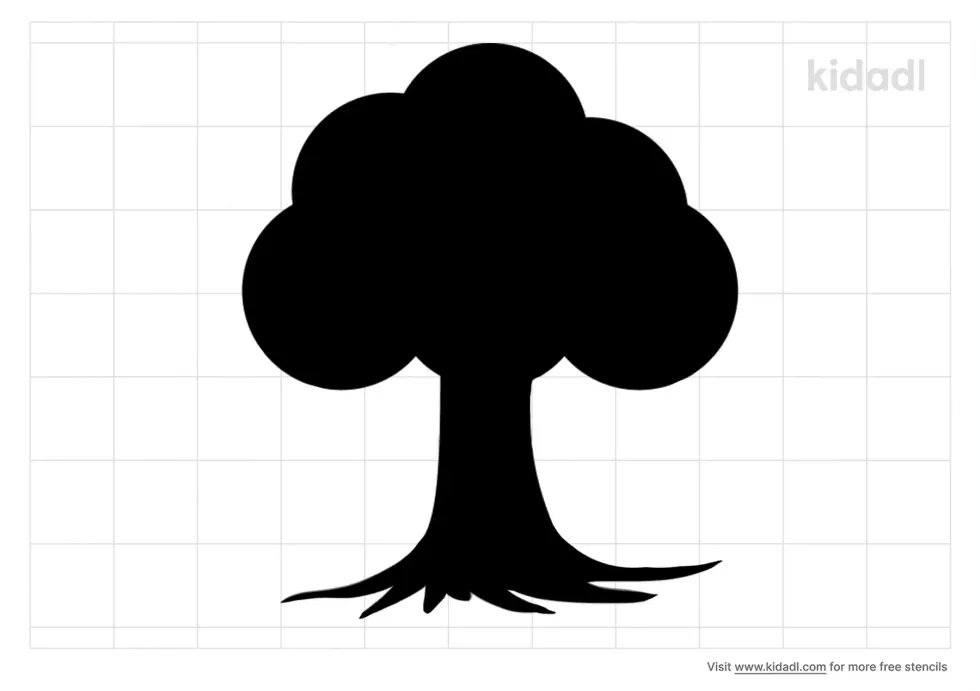 Simple Tree Stencil | Kidadl