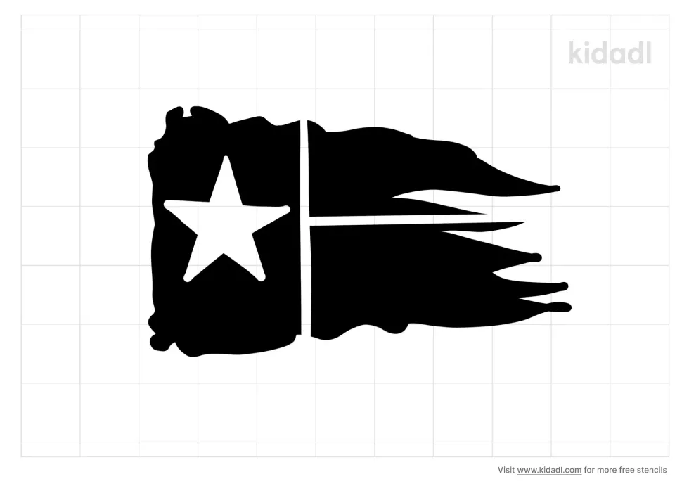 Tattered Texas Flag