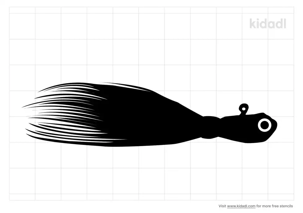 Bucktail Stencil