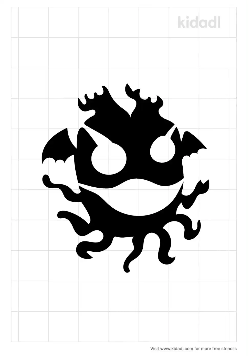 Advanced Jack O Lantern Stencil