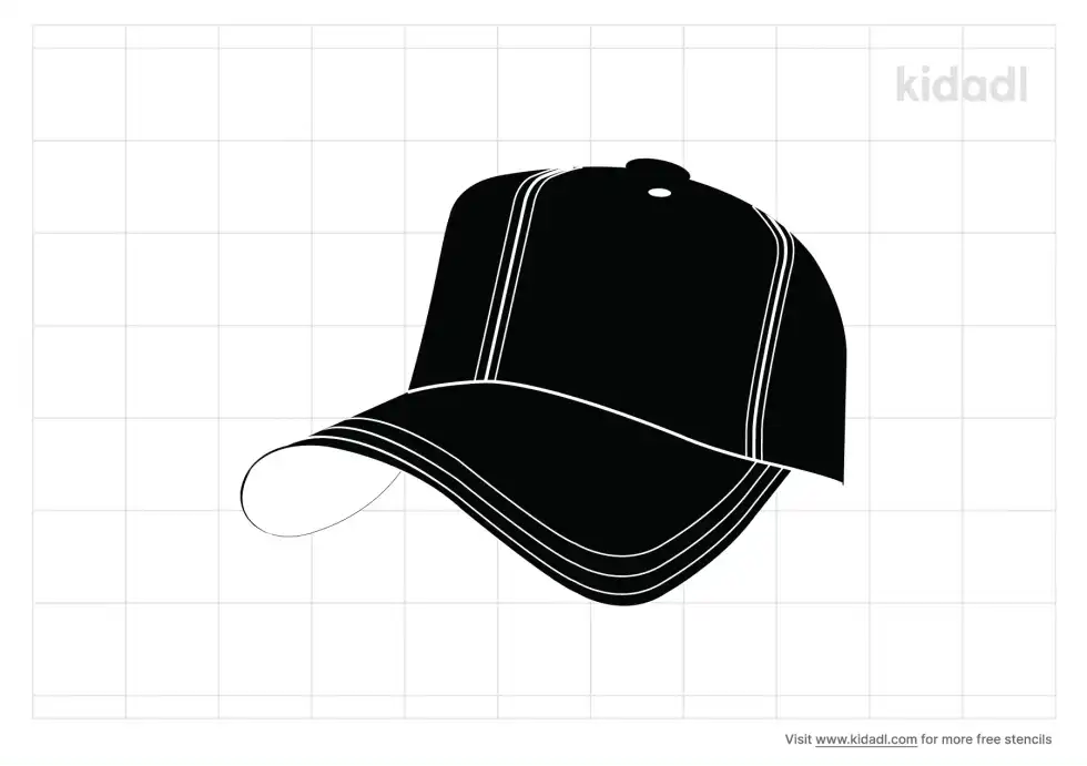 Ball Cap Stencil