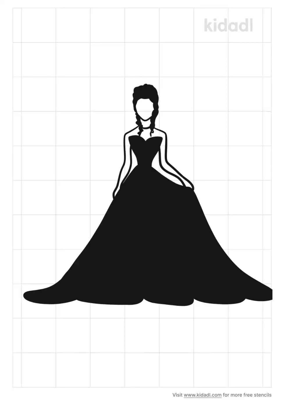Quinceañera Stencil