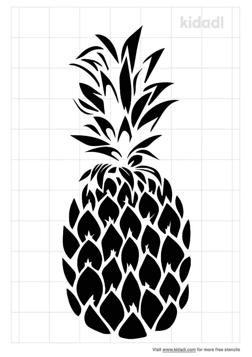 Pineapple Stencil