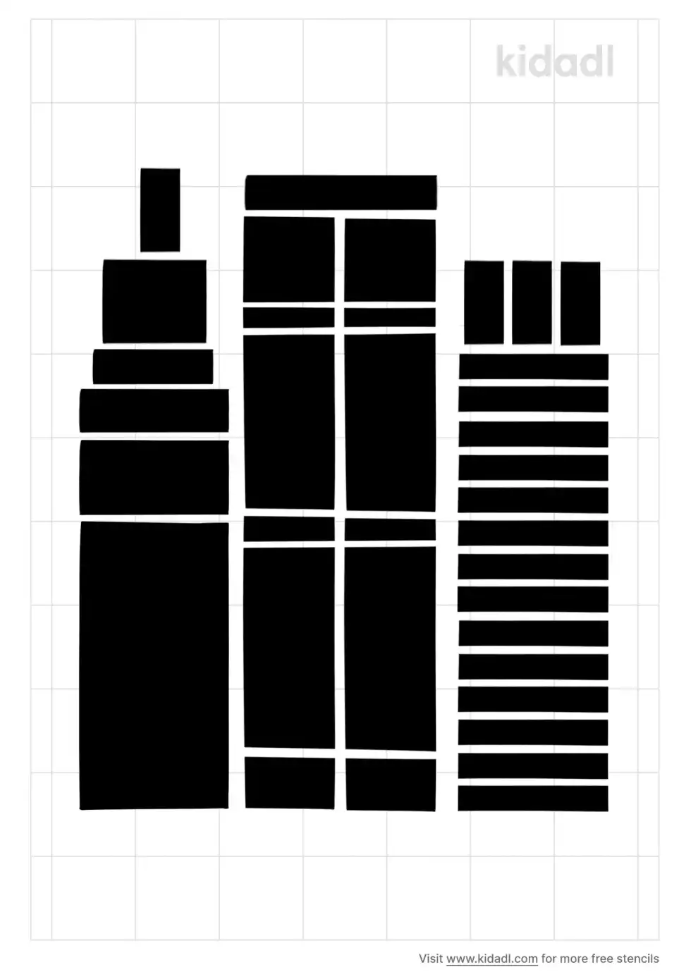 Crazy Rectangle Stencil