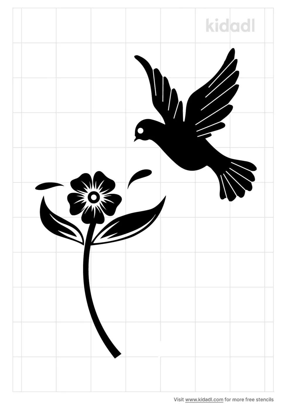 Bird In Flower