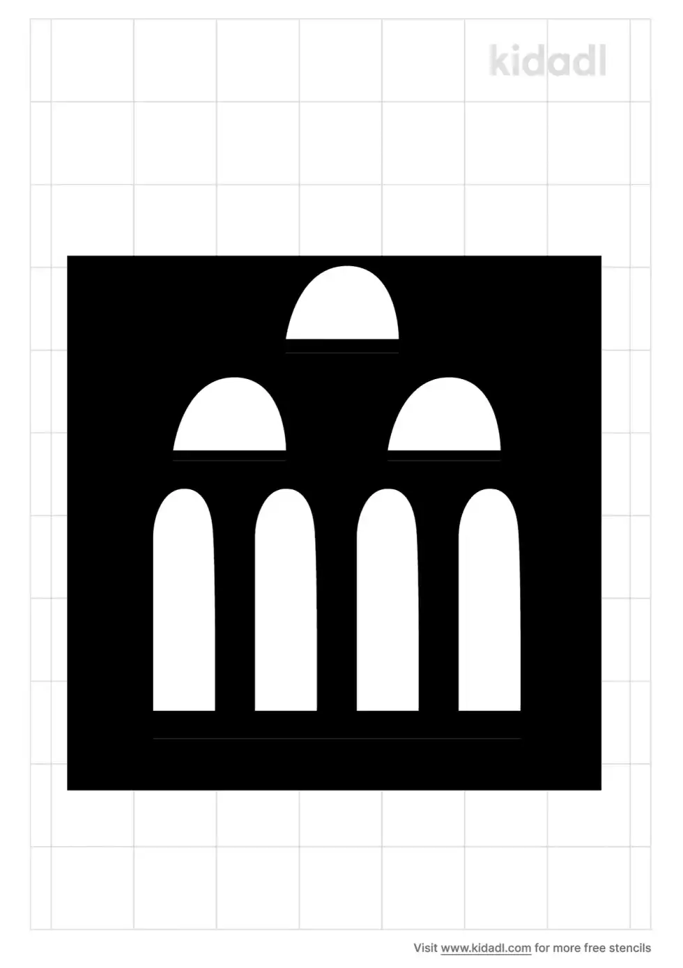 Aqueduct Stencil