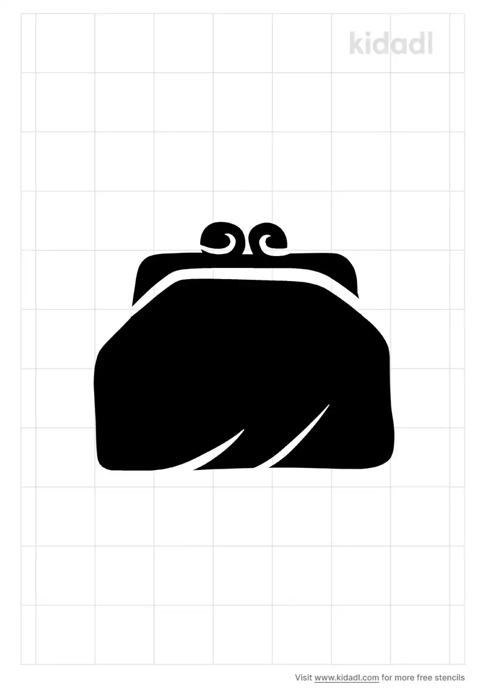 Purse Stencil