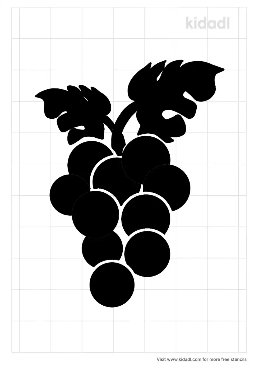 Grape Stencil