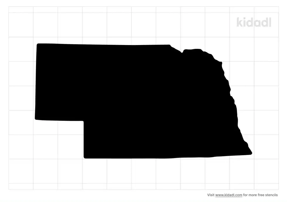 Nebraska Stencil
