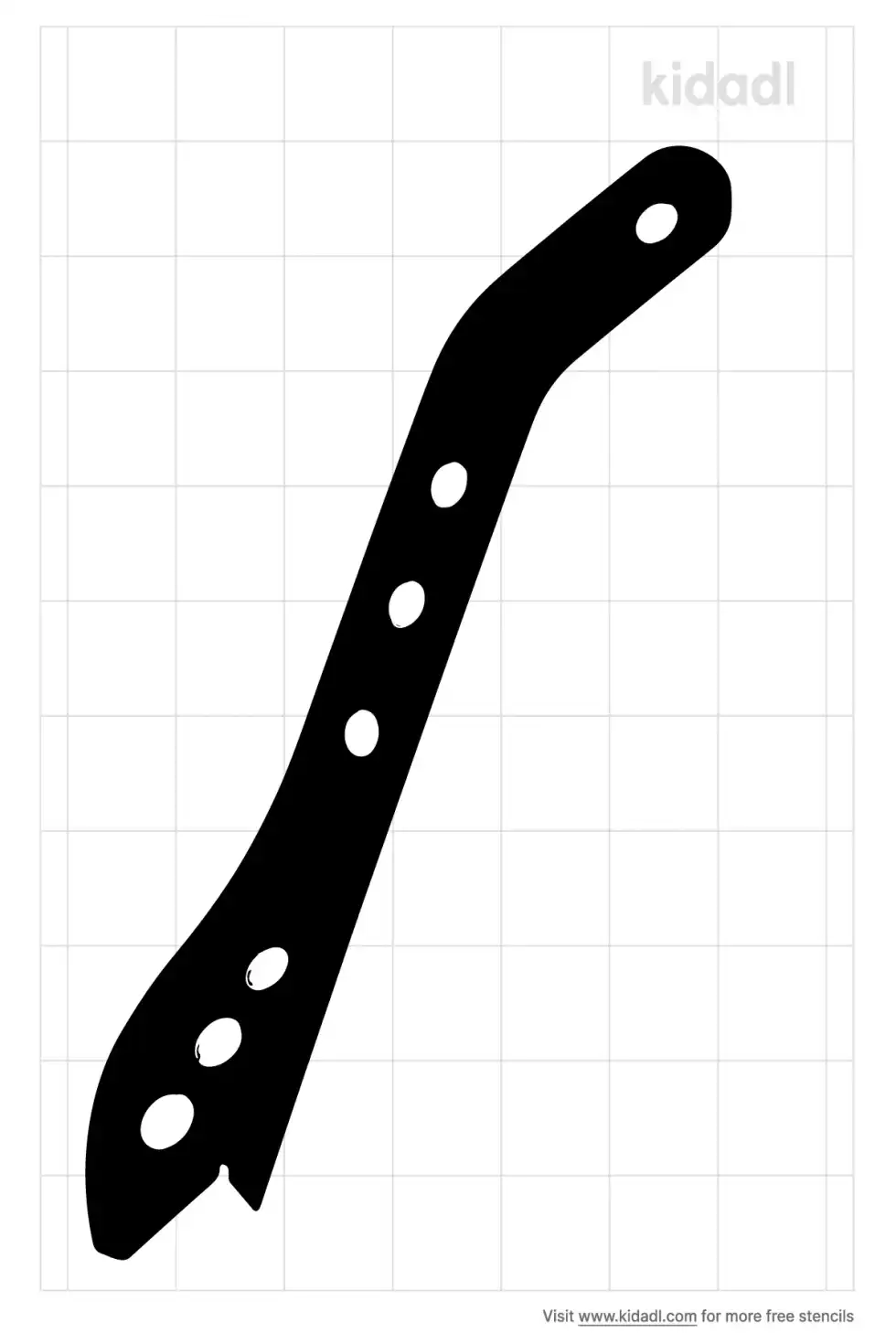 Push Stick Stencil
