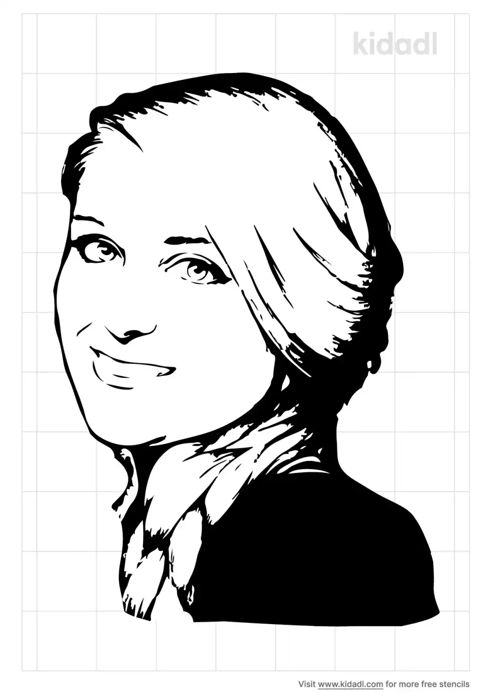Meghan Trainor Stencil