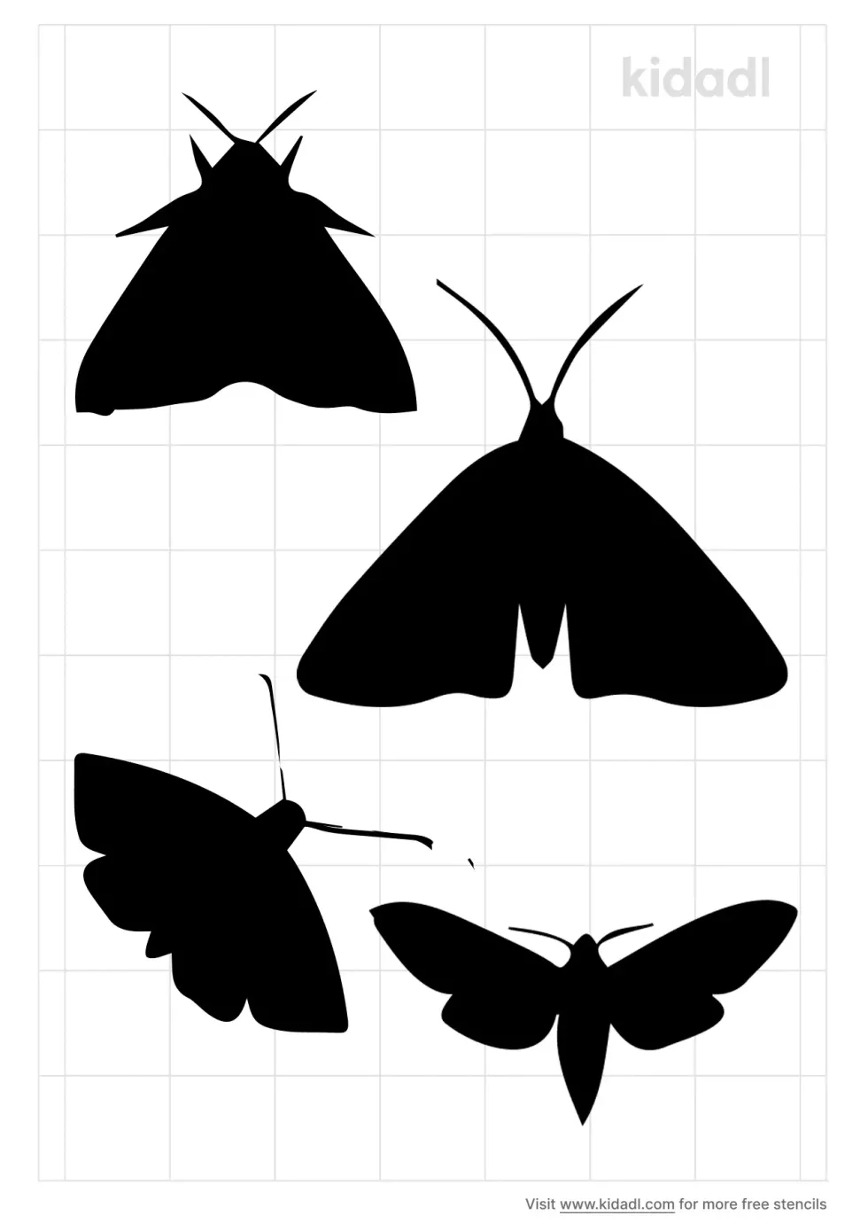 Moth Stencil