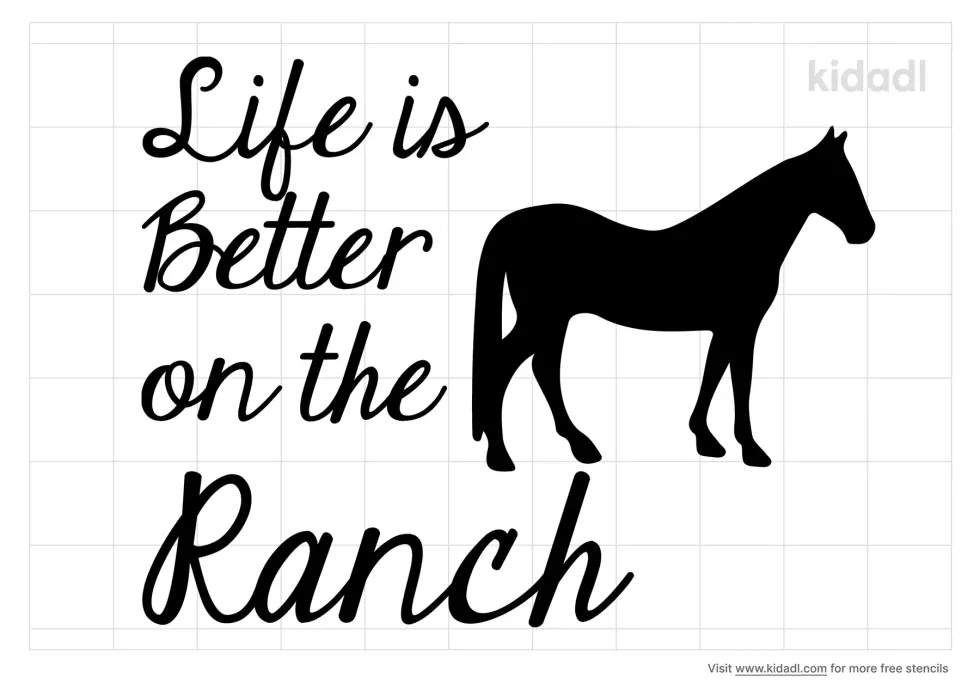 Ranch Stencil