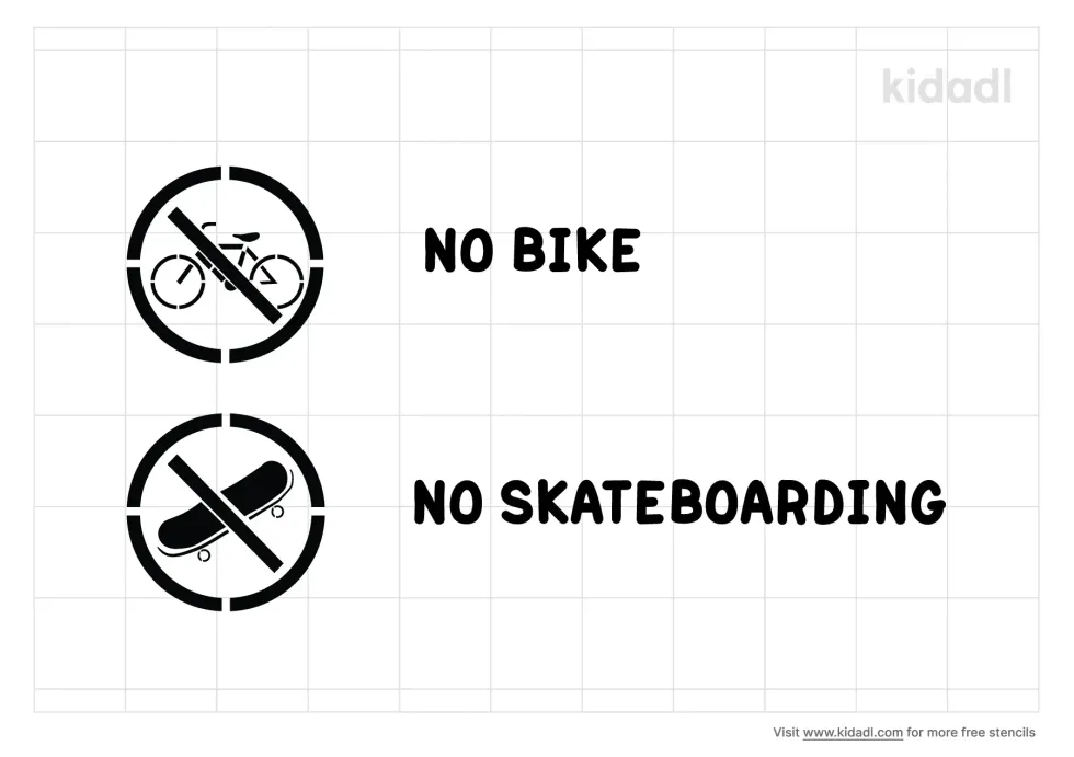 No Bike Or Skateboarding