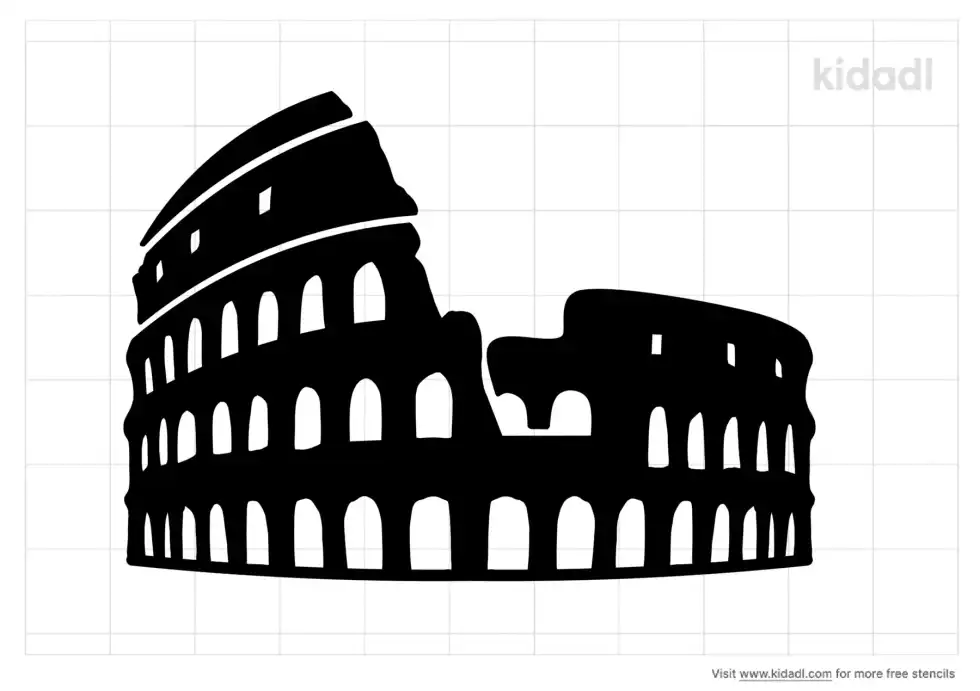 Colosseum Stencil