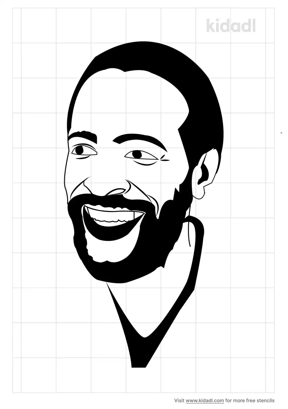 Marvin Gaye Stencil