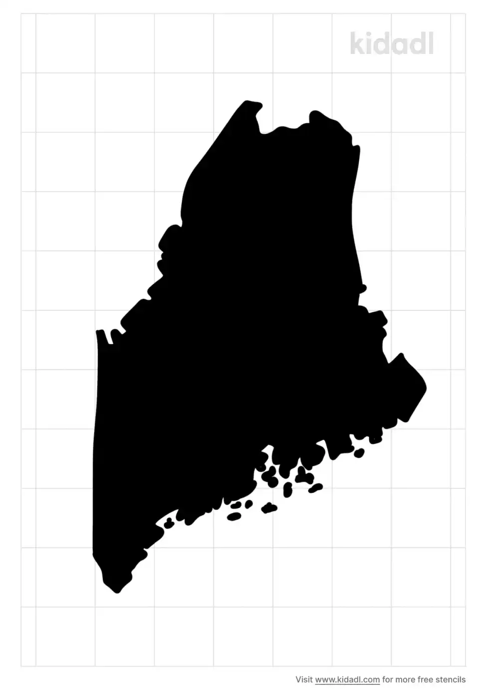 Maine Stencil