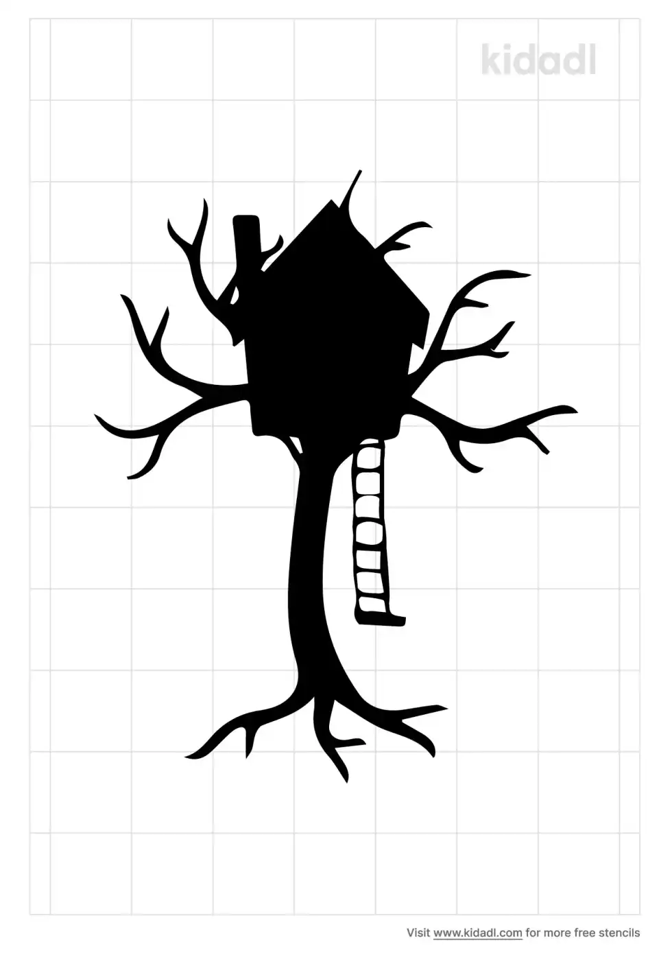Treehouse Stencil