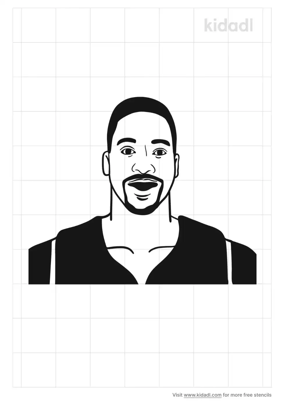 Dwight Howard Stencil