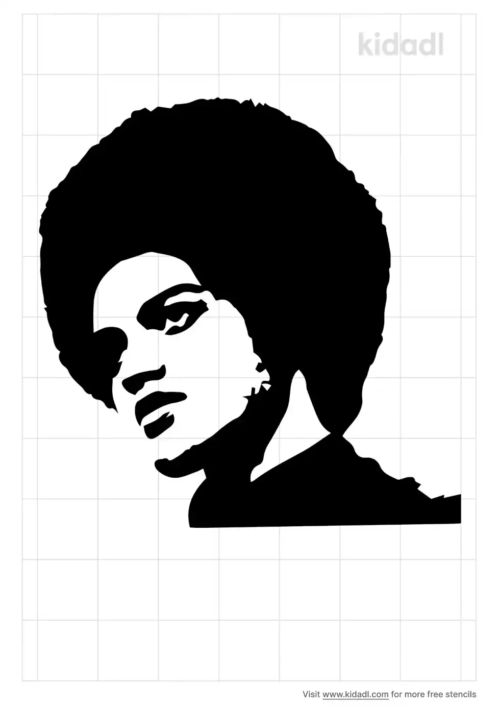 Kathleen Cleaver Stencil