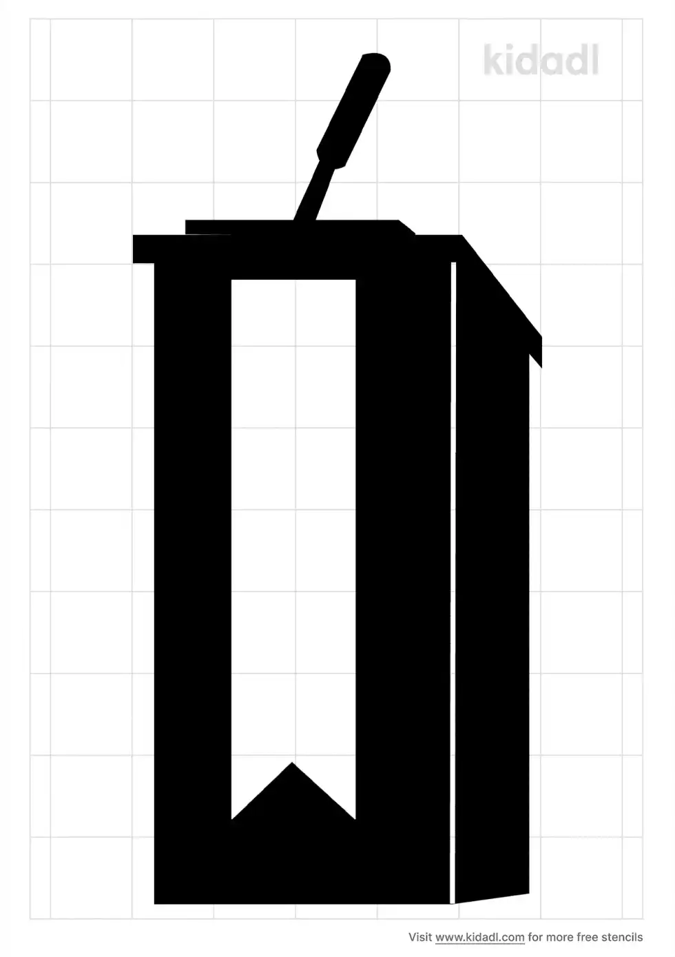 Podium Stencil