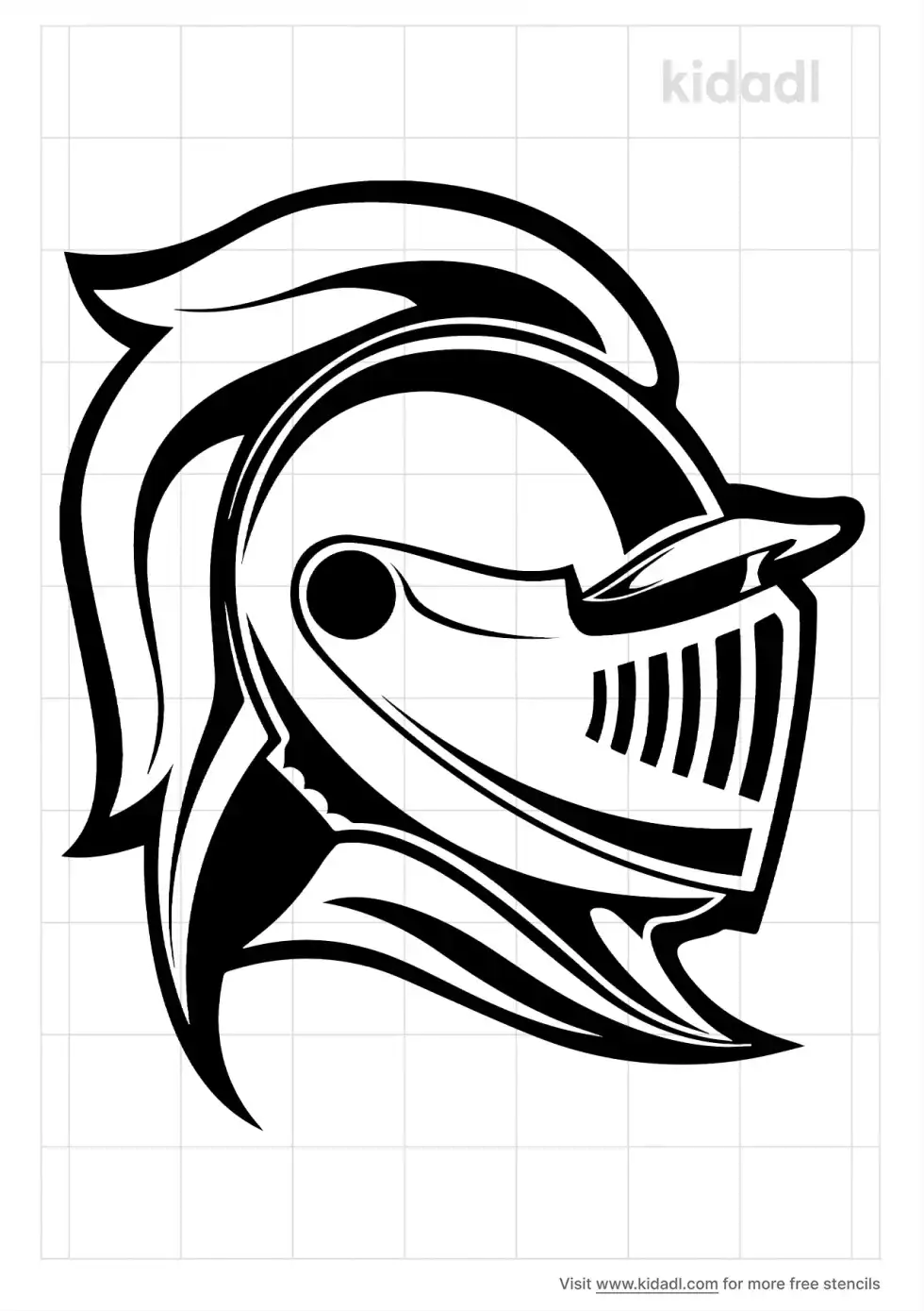 Salvation Helmet Stencil