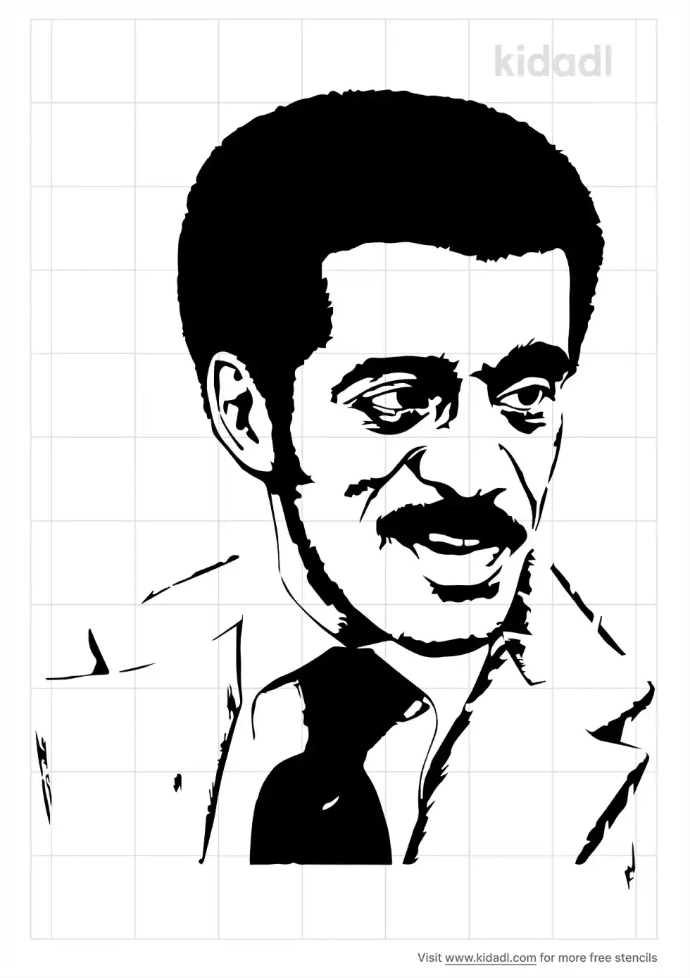Sammy Davis Jr Stencil
