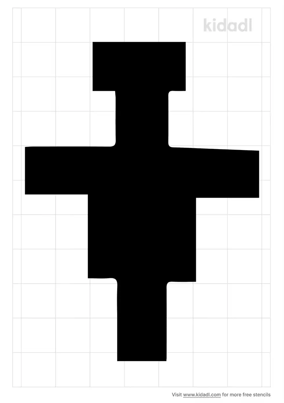 San Damiano Cross Stencil