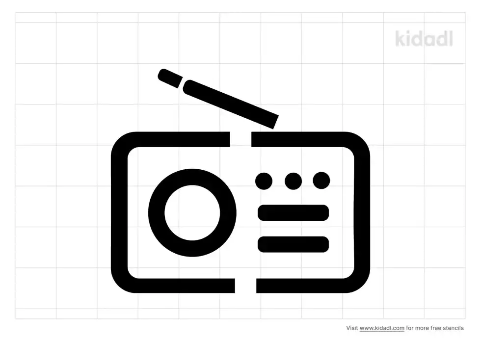 Simple Radio Stencil