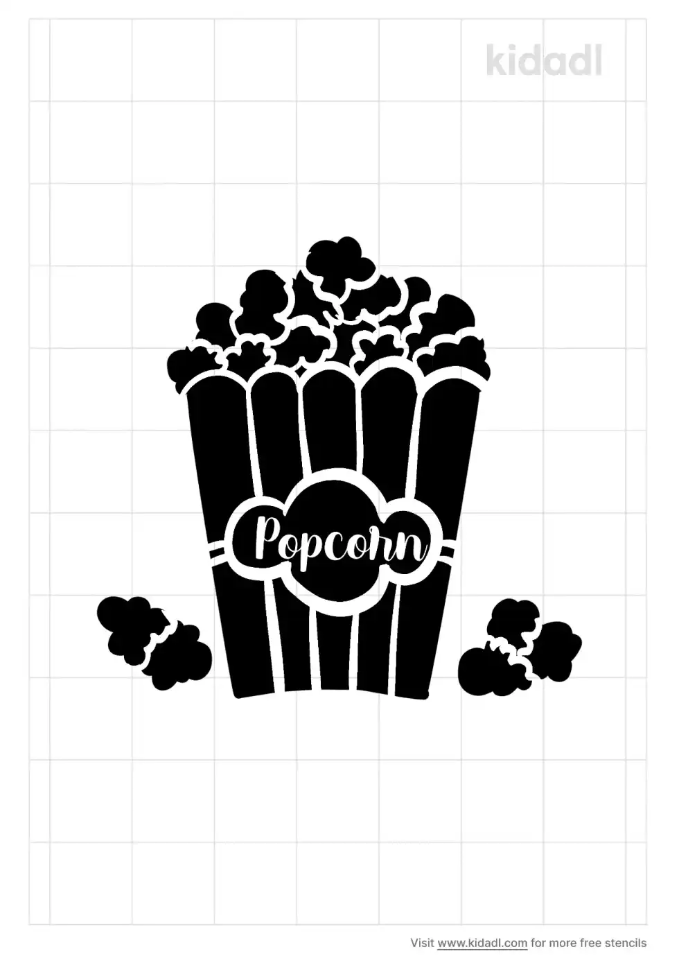 Popcorn Stencil