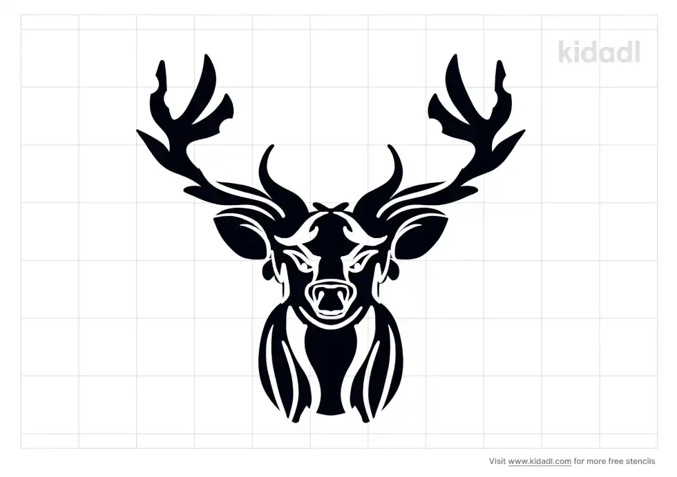 Stag Stencil