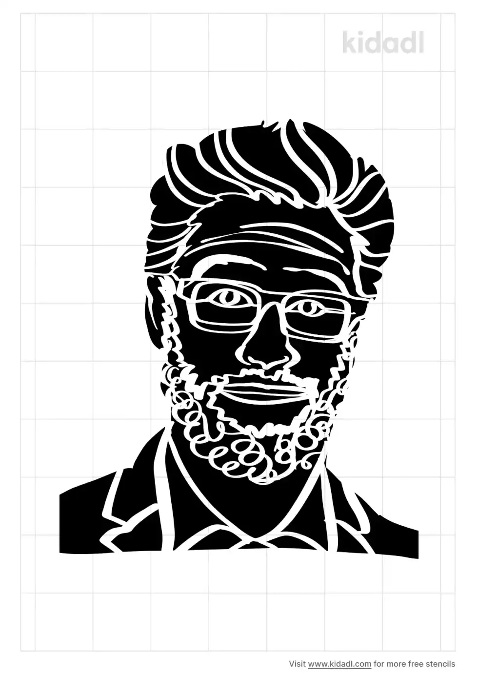 Seth Rogen Stencil