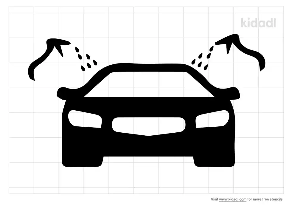 Car Wash Stencil
