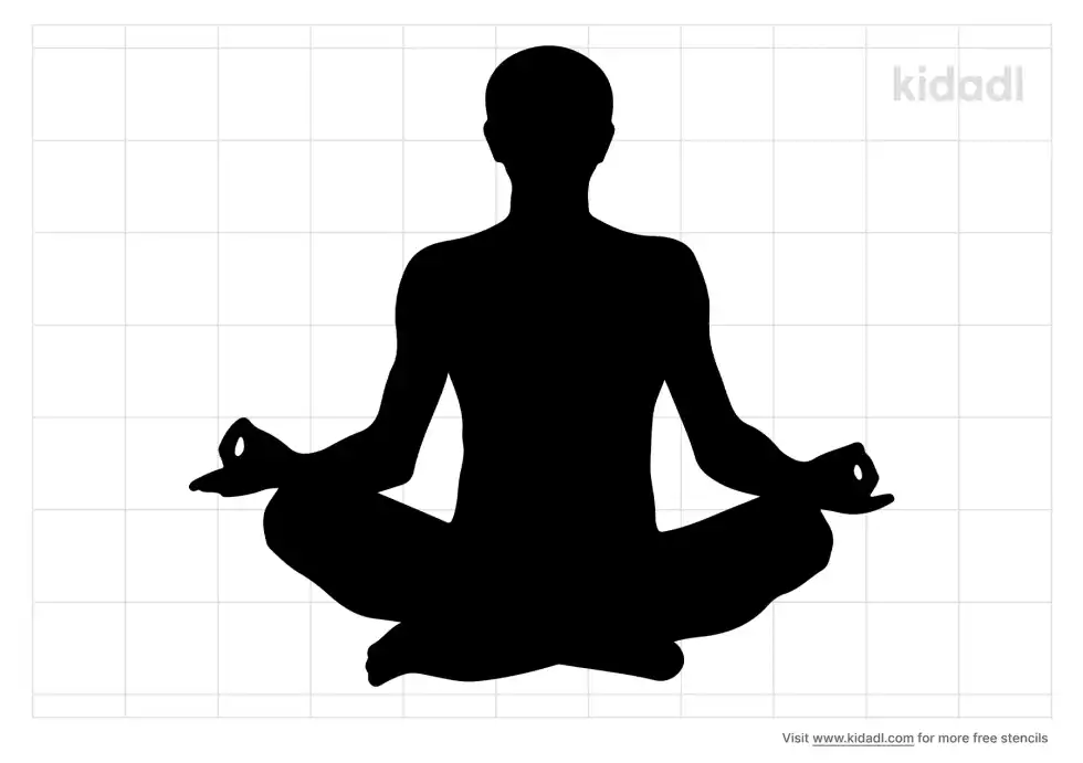 Meditate Stencil