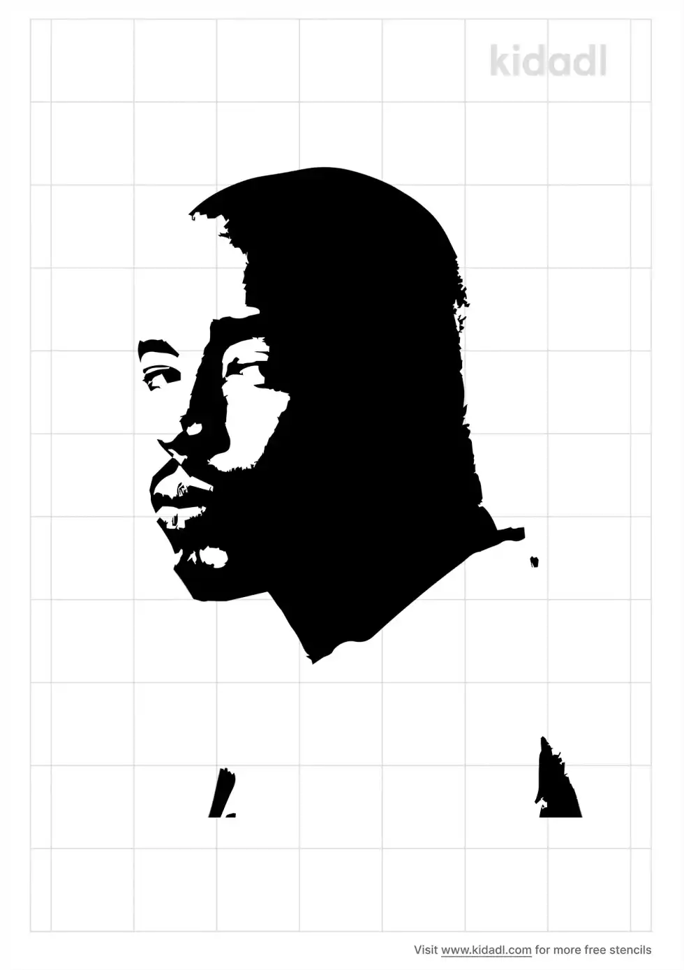 Warren G Stencil