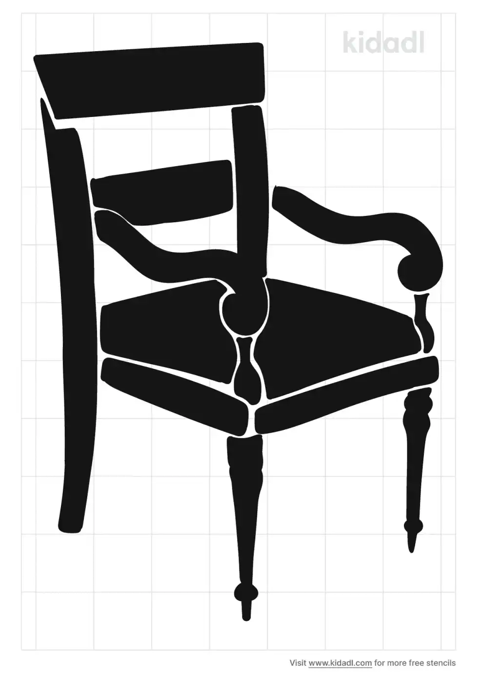 Antique Hitchcock Chair Stencil