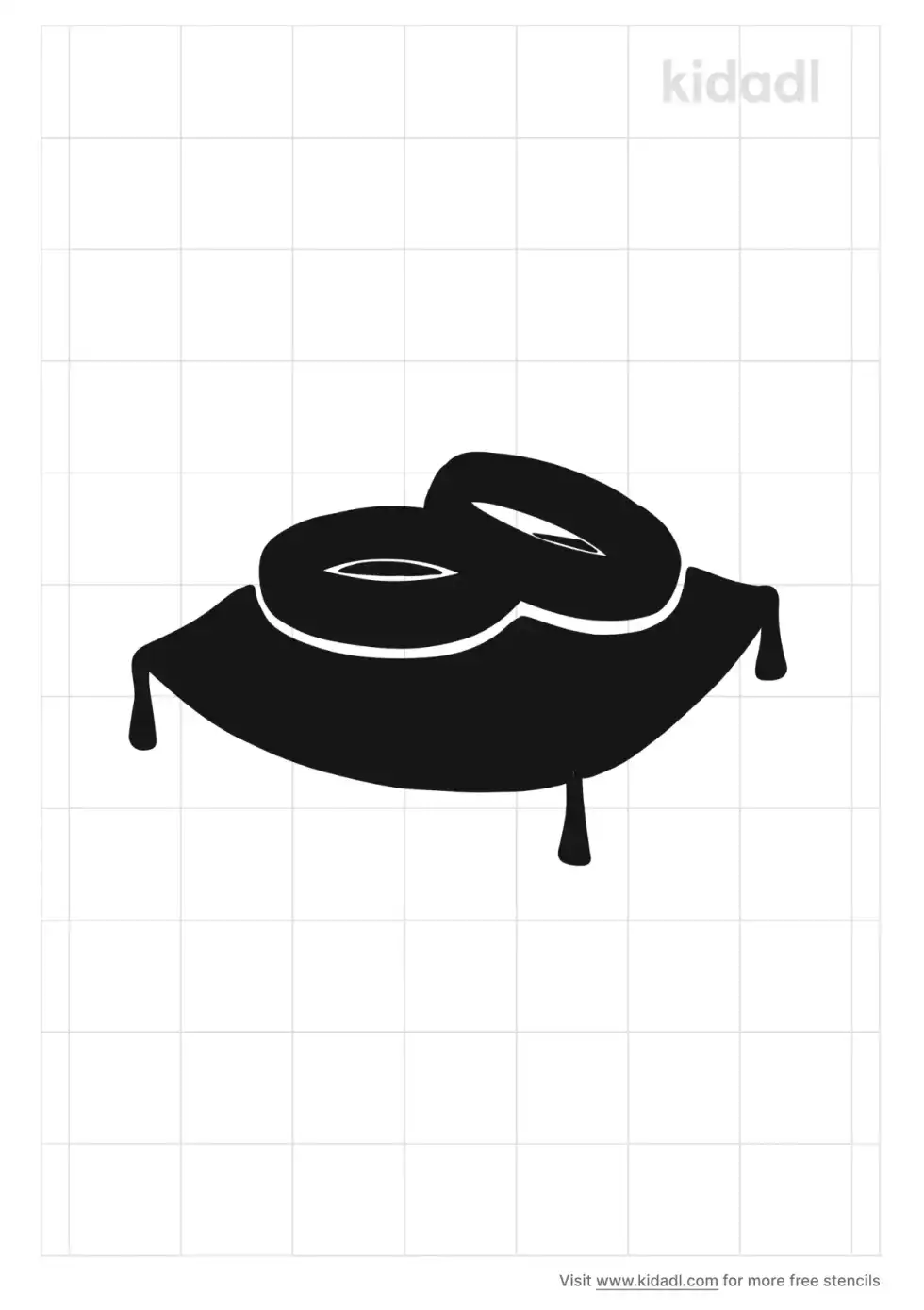 Ring Pillow Stencil