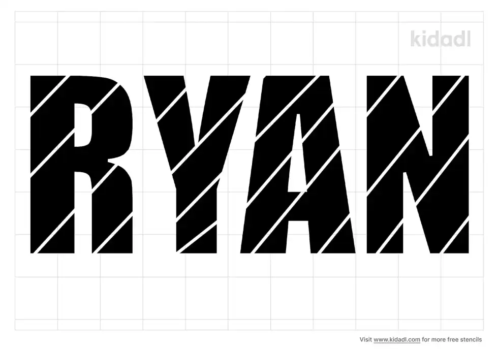 Ryan Name Stencil