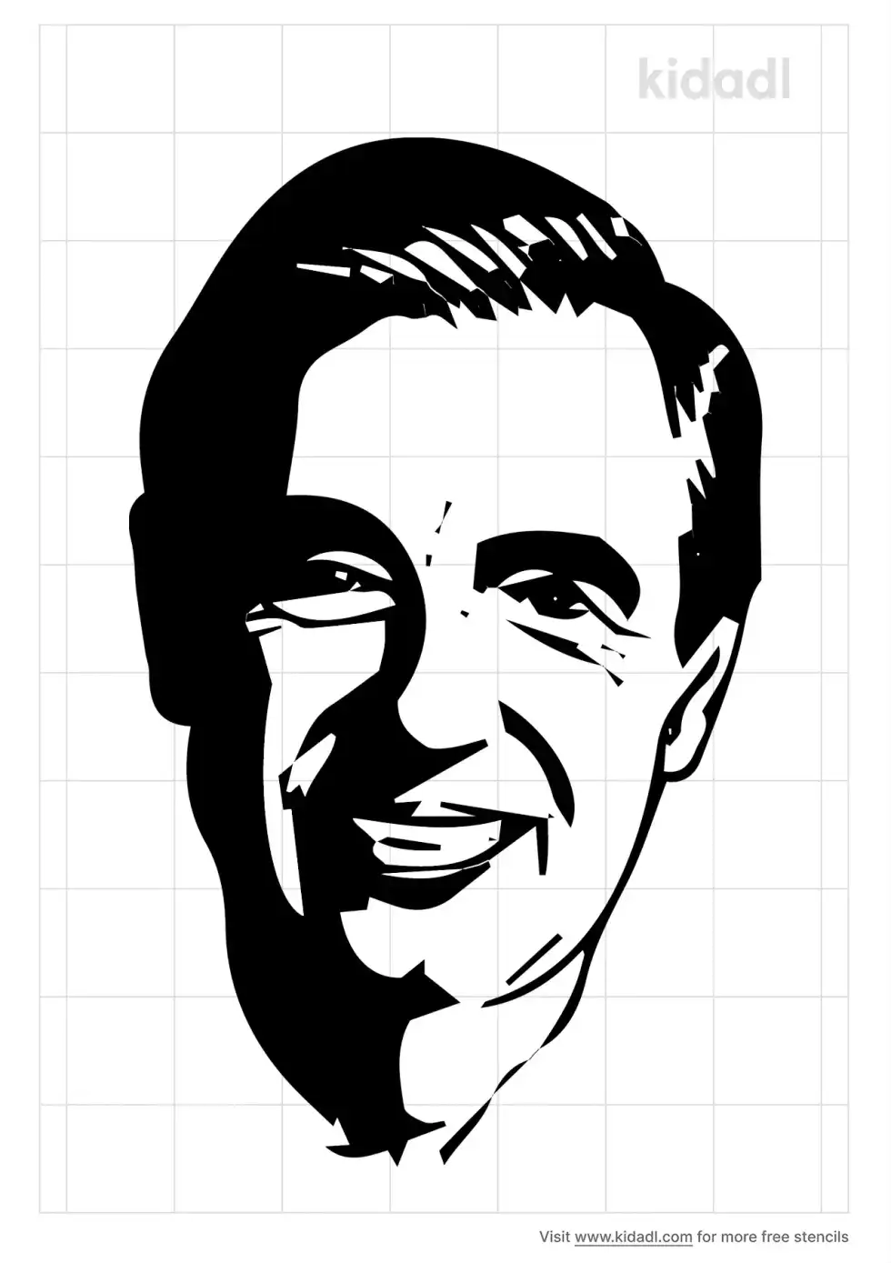 Mr Rogers Stencil