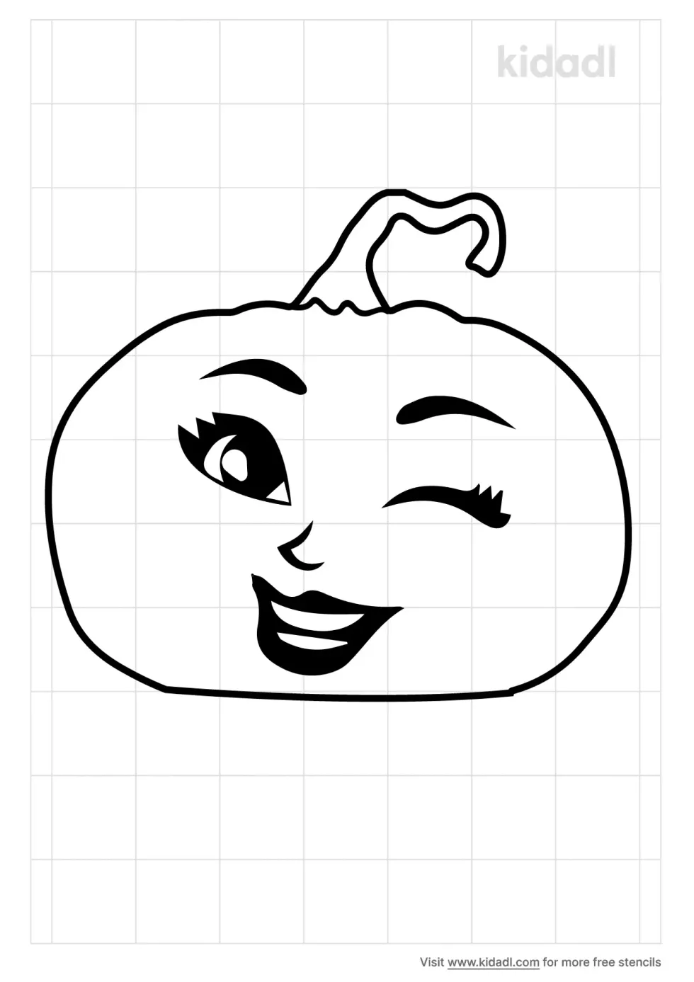 Winking Pumpkin