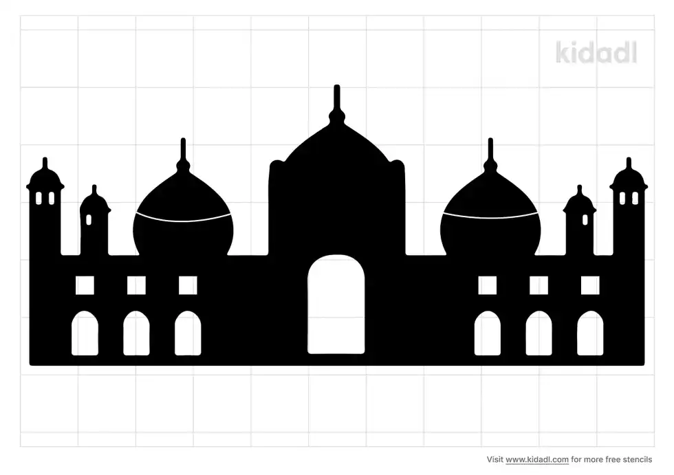 Mosque Stencil