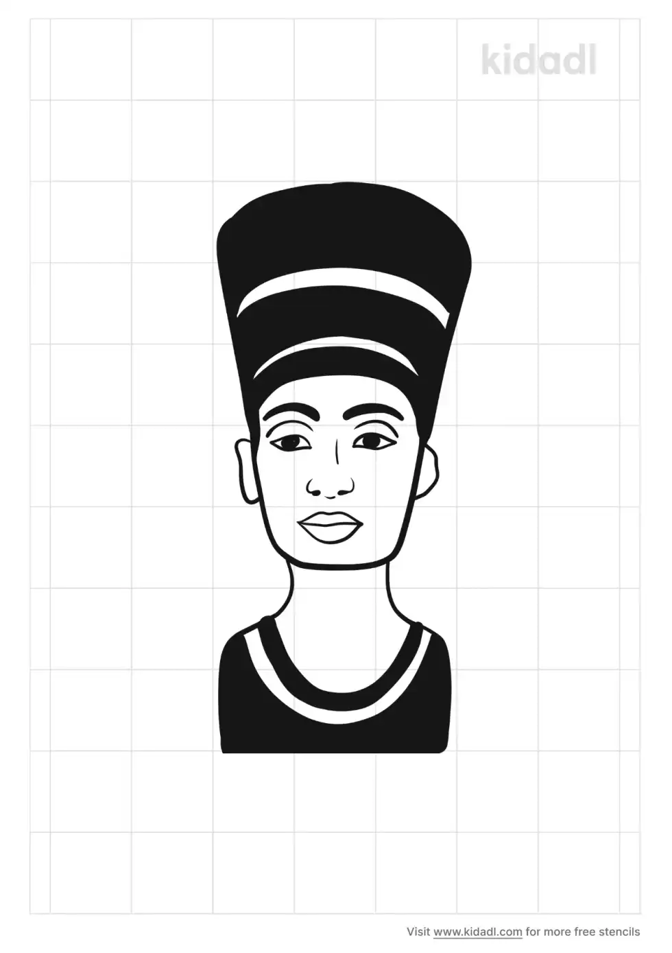 Nefertiti Stencil