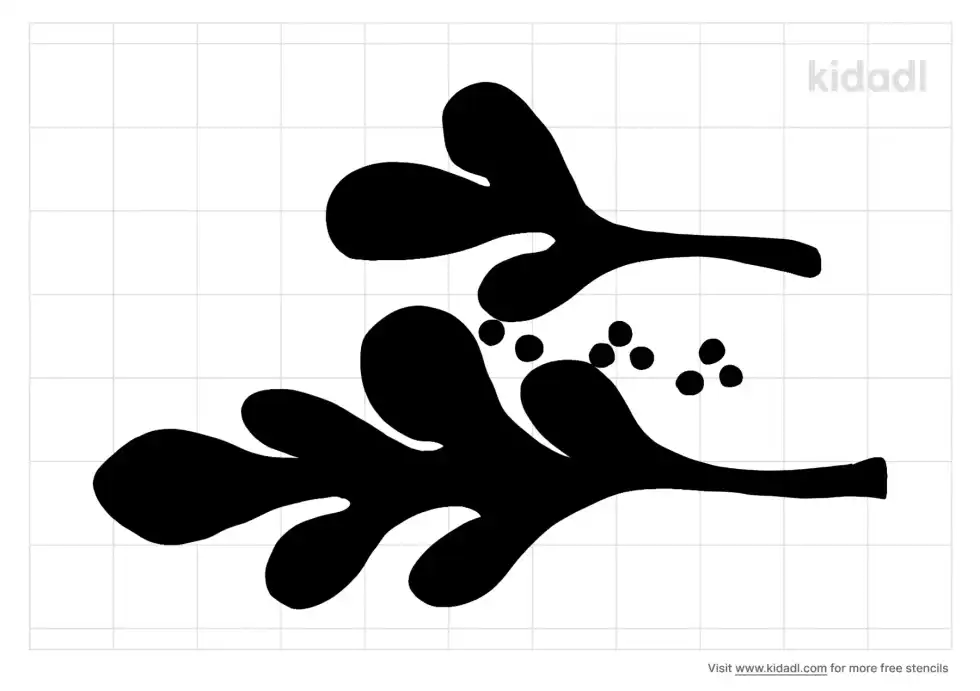 Mistletoe Stencil